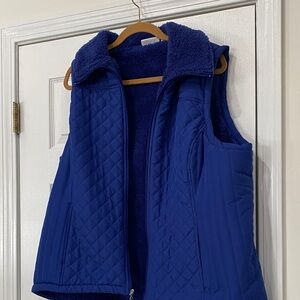 Blue Quilted Vest